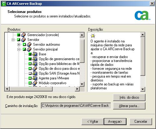 Melhores práticas para atualizar o CA ARCserve Backup a partir de uma versão anterior Opção de gerenciamento central do CA ARCserve Backup Permite gerenciar o servidor principal e todos os servidores