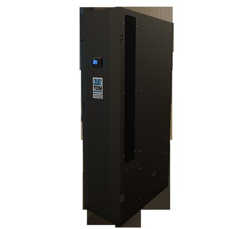 o BAS (Building Automation System) através de uma porta RS-485, Ethernet ou LonTalk.