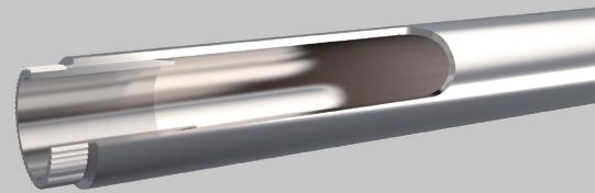 ES-4VA 2.2 Serrar o tubo em ângulo reto. É permitida uma tolerância de ângulo de ± 1. Não utilizar cortadores de tubos ou lâminas abrasivas. máx. ±1 2.