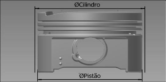 PISTÃO DO MOTOR GRUPO ALTURA DO PONTO DE MEDIÇÃO DO PISTÃO (X) E FOLGA CÓDIGO ALTURA DE X Ø CILINDRO FOLGA P-2000 8,00mm Ø67,11 STD 0,03 P-2001 8,00mm Ø67,11 STD 0,03 P-2002 9,00mm Ø76,50 STD 0,035