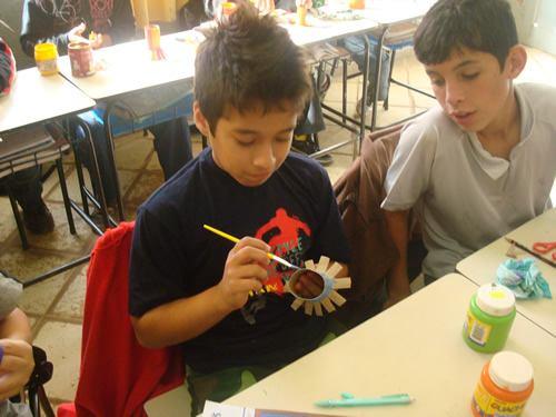 Neste mês foram realizadas atividades de educação ambiental no período integral na Escola Municipal Altino Pereira Rosa, no distrito de Luminosa e também com os alunos do Lar da Criança.