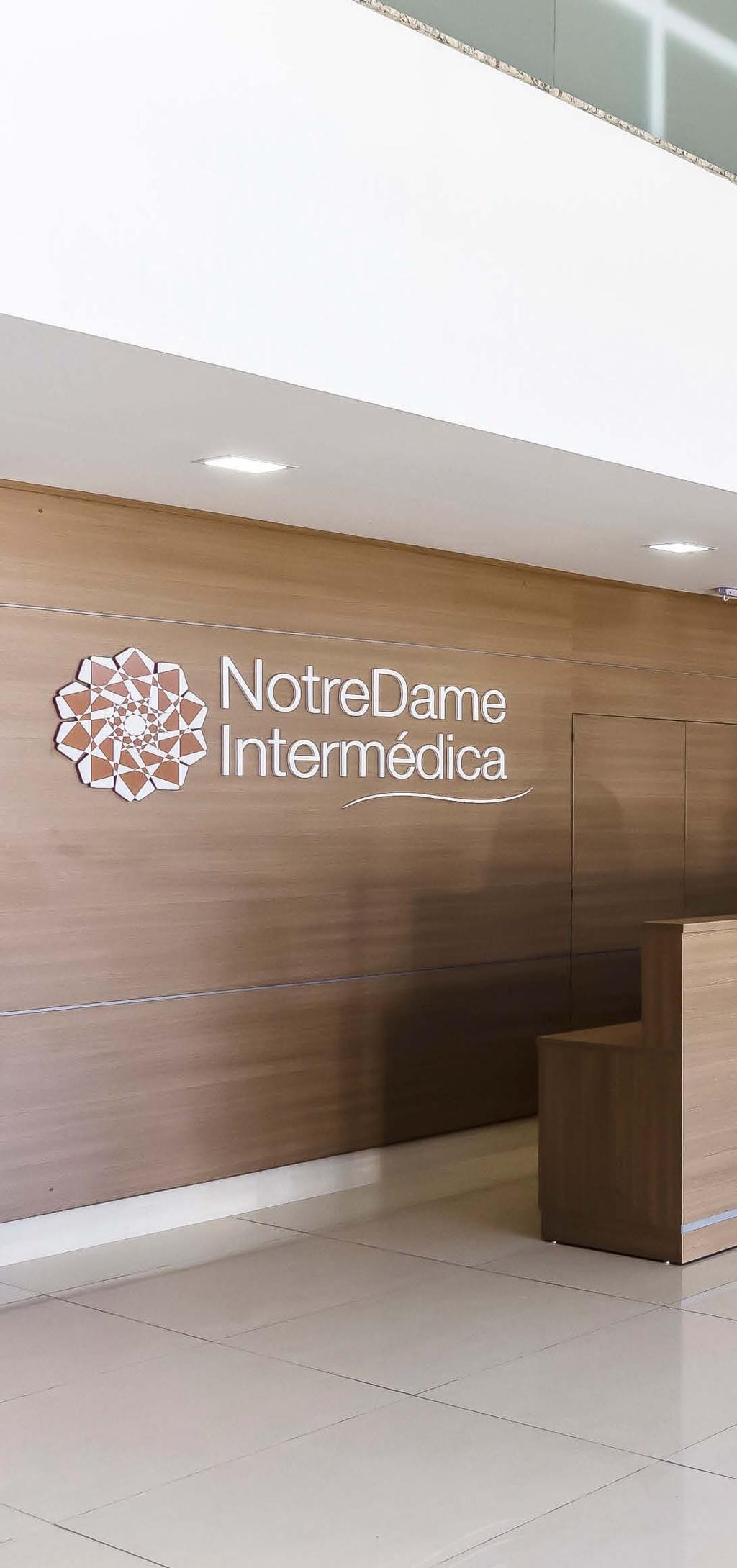 rede própria A NotreDame Intermédica possui unidades autônomas que respeitam as características regionais e garantem um serviço personalizado, humanizado e de qualidade aos seus beneficiários.