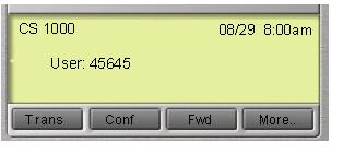 Funções adicionais do telefone A Figura 10 mostra um Softphone IP 2050 da Avaya conectado como telefone remoto a um telefone da central Avaya 1110 IP Deskphone.