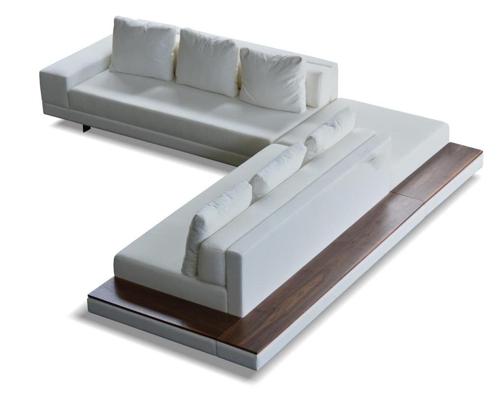 Domo Um linha de sofá modular, completamente versátil com linhas arrojadas e modernas.