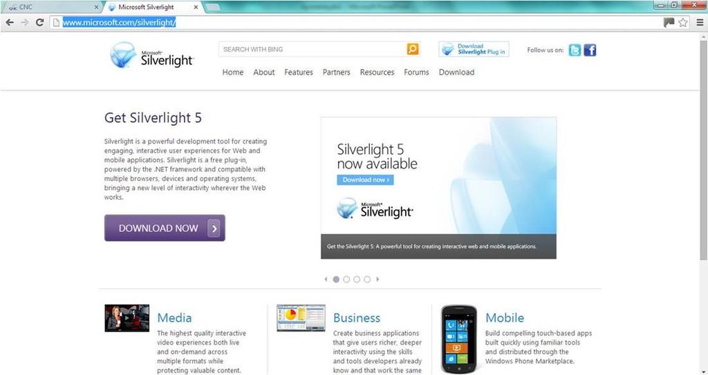 INSTALAÇÃO SILVERLIGHT Faça o