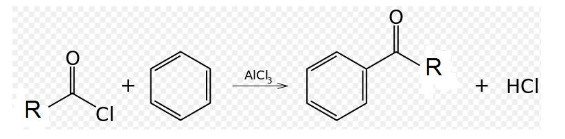 D) Alquilação e acilação de Friedel-Crafts Tanto a alquilação quanto a acilação de Friedel-Crafts, usam o AlCl 3 ou FeCl 3 como catalisadores da reação, que tem o papel de ajudar na formação do