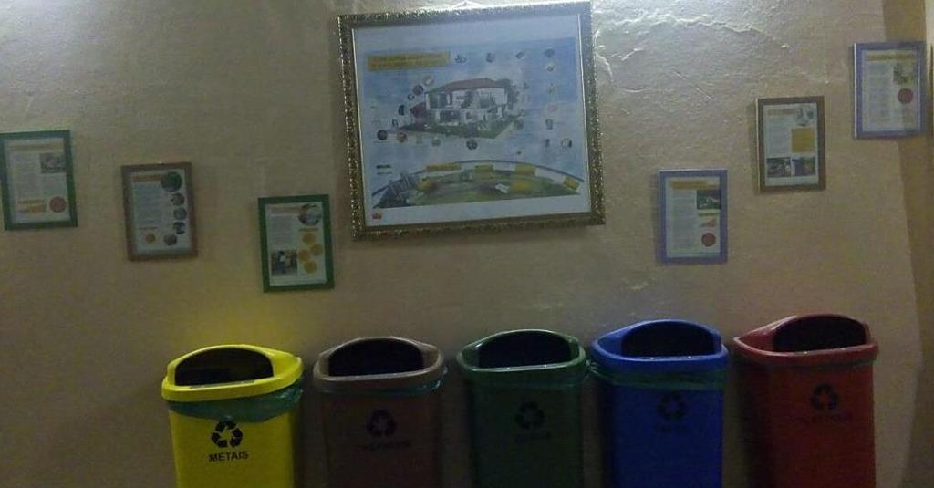 A partir de 12/07/2018 os resíduos recicláveis, separados na sede da UTN passaram a ser