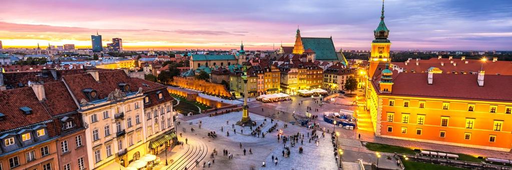 Dia 9 Segunda-feira - Varsóvia Kazimierz Dolny Zamosc Após o café da manhã e check out do hotel, sairemos em viagem rodoviária para Kazimierz Dolny (133km), que é a cidade dos artistas, localizada às