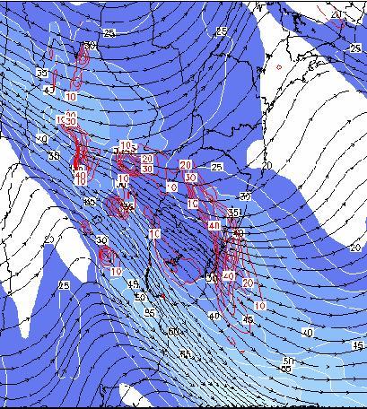 das 17h do dia 10 de outubro de 2006, uma forte tempestade, associada a rajadas de vento de 32km/h e trovoadas, provocou chuvas fortes e queda de granizo em Uruguaiana e posteriormente o sul do RS,