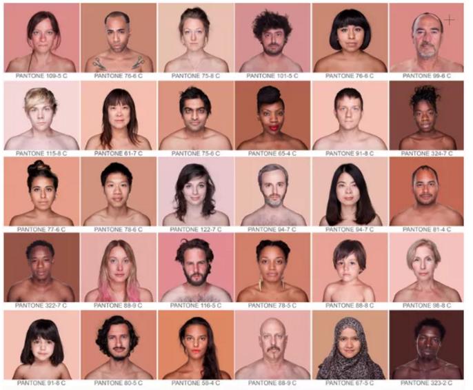 Deu pra perceber o quão diferentes somos, né? O pigmento que dá cor à pele é a melanina, e a quantidade de melanina é determinada por herança genética.