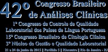 simultâneo com o 42º Congresso da SBAC no Rio de Janeiro, Brasil-21 a 24 de junho
