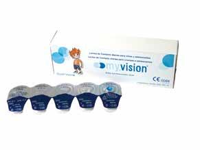 25 My.Vision Descartável Diária para Crianças e Adolescentes Pack de 30 lentes Pack de 90 lentes Características Lente diária para crianças e adolescentes. Segurança: em atividades desportivas.
