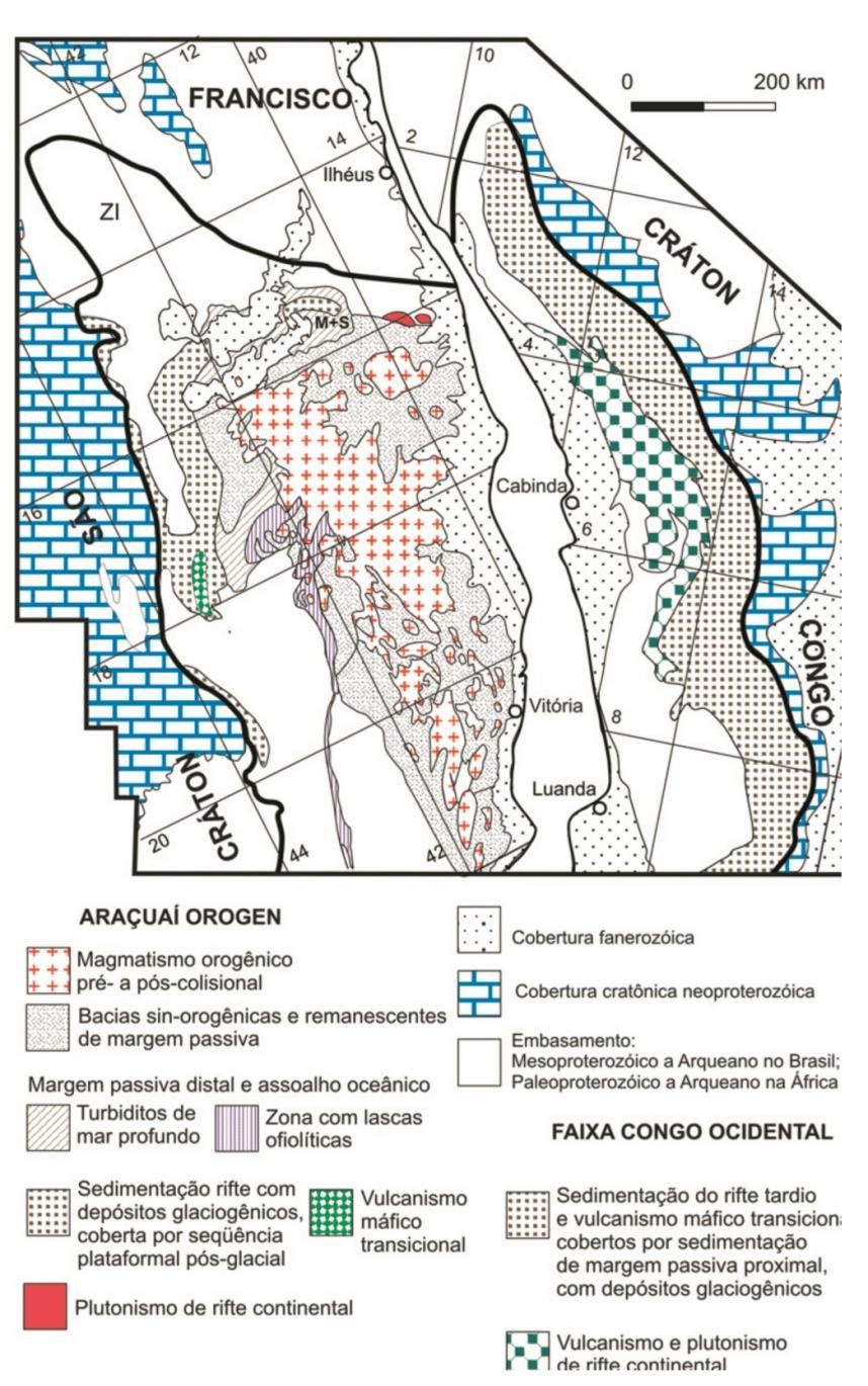 Costa, J. L. 2017, Análise Geofísica do Arcabouço Geológico do Flanco Oeste da Anticlinal de Itacambira... Figura 2.