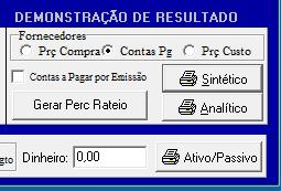 Continuação da DEMONSTRAÇÃO DE RESULTADO 01-Usando a opção Sintético.