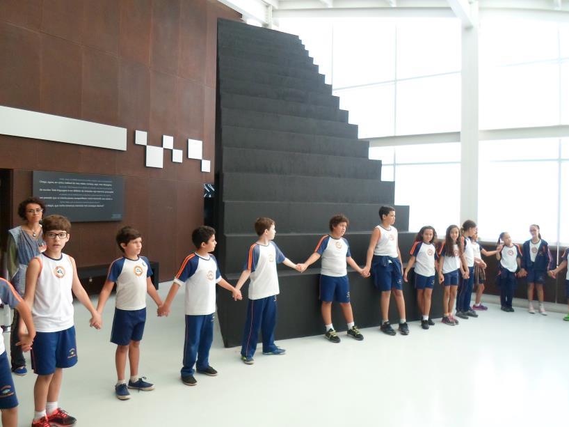 Objetivando a ajudar a sanar algumas dúvidas, as turmas do 3º, 4º e 5º ano fizeram uma visita ao Espaço do Conhecimento / Planetário UFMG.