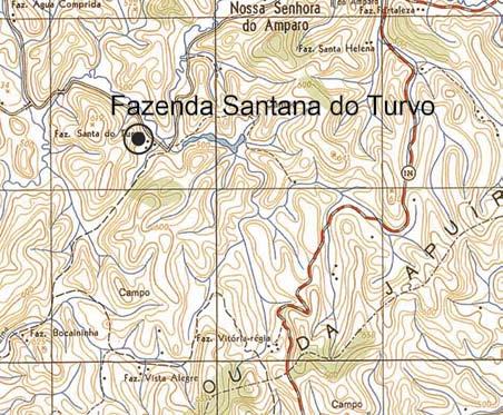 Parceria: denominação Fazenda Santana do Turvo códice AI-F02-BM localização Estrada do Amparo