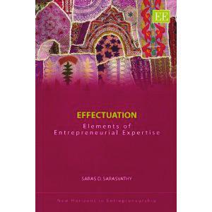 o estudo Para moldar a teoria do effectuation, ou Teoria do Fazer, Saras percorreu 17 Estados americanos a fim de conhecer empreendedores que