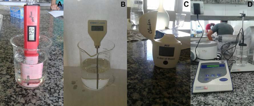 temperatura ( C), as outras análises podem serem realizados posteriormente.