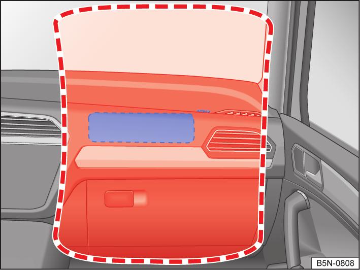 em acidentes com maior gravidade. É necessário manter sempre a maior distância possível do airbag dianteiro Página 44, Posições no banco.