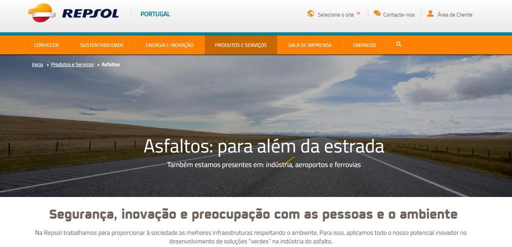 Asfaltos - Portal https://www.repsol.