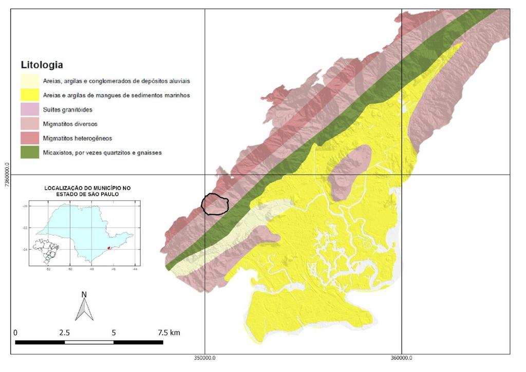 Figura 2 Contexto geológico da área de estudo 4.