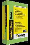 Regularização de pavimentos weberfloor rep Argamassa de reparação de pavimentos saco cinza 25 kg 11,70 42 sacos 44800025 5 609656 121876 weberfloor rede G120 Rede de fibra de