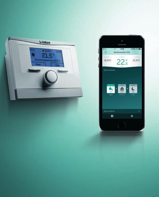 exemplo caldeiras ou sistemas de ventilação, através da multimatic APP, disponível para smartphone ou tablet.