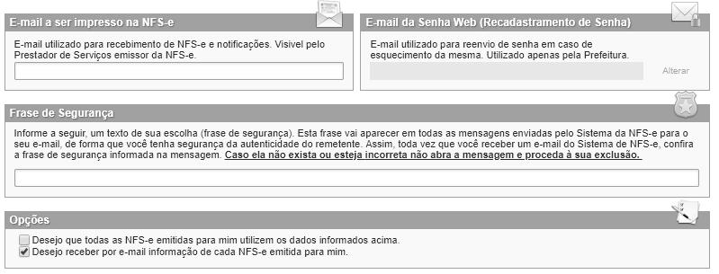 Página 42 de 97 Finalizando a emissão da NFS-e Caso deseje finalizar a emissão da NFS-e, clique em Emitir>>. 4.6.9 Enviando a NFS-e por E-mail O e-mail é um facilitador do sistema NFS-e.