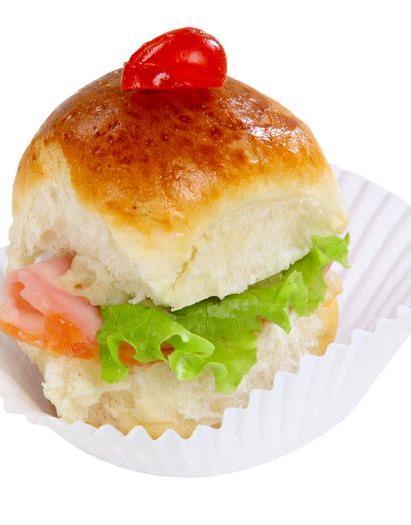 Mini sanduíche R$ 1,25 Mini