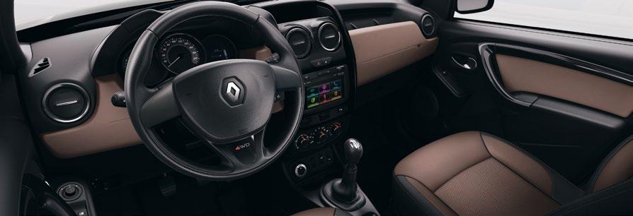 Inovador por fora e por dentro Dentro do Renault Duster, tudo foi pensado para uma perfeita condução.