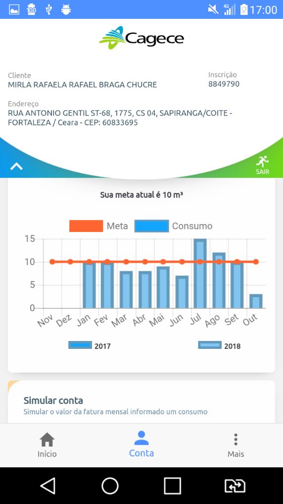 automático Habitar fatura por e-mail Simular