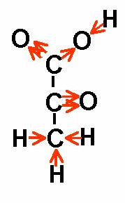 o.= +3 n.o.= +2 n.o.= -3 n.o. médio = + 2/3 5 n.o. médio = Caso ácido pirúvico Caso ião piruvato (O X 2) + (N X 3) + (S X 2) H + carga da molécula C 3 H 4 O 3 n.o. médio = [3 X 2 4]/3 = + 2/3 C 3 H 3 O 3 - n.