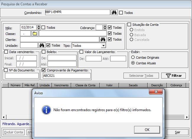 Como fazer: Exibir número do comprovante de pagamento no relatório A Receber por Unidade 1.