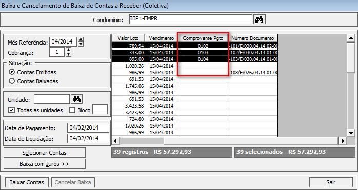 Selecione a opção Informar número do comprovante na baixa de contas a receber. Com este parâmetro selecionado o campo de busca será exibido na tela de consulta de Contas a Receber.