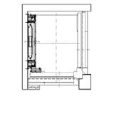 ESPECIFICAÇÕES TÉCNICAS Especificações do Gen2 Flex+ Secção vertical Uma entrada Estrutura da cabina na parte traseira* LARGURA DA CABINA (CW) Uma entrada Estrutura da cabina lateral* LARGURA DA