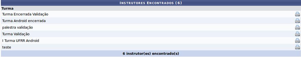 sido emitidos certificados para a pessoa consultada Módulos Capacitação Declarações/Relatórios Certificado de Participação em Cursos Consultar Certificados Emitidos 1-Preencha o campo pessoa