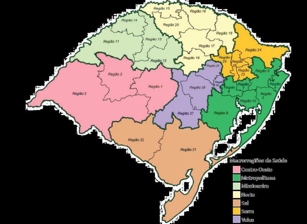 SECRETARIA ESTADUAL DA SAÚDE População RS = 11.286.