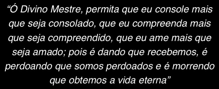 f 2. O mandamento do amor Acima de tudo, revistam-se do amor que une todos nós em perfeita harmonia (Cl 3.