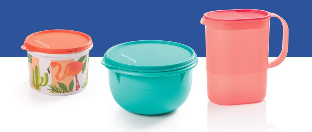 OUTLET TUPPERWARE Tampa fecha muito bem e conserva por mais tempo 803644 Tigela Batedeira 2 Litros 20,4 comp. X 19,2 larg. X 11,6 alt.