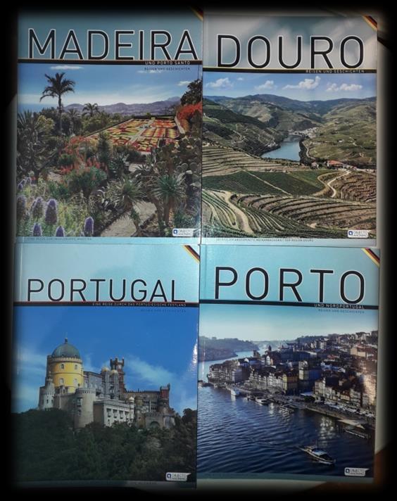 Sugestões Livros Temos também livros sobre Portugal, Porto, Douro e Madeira.