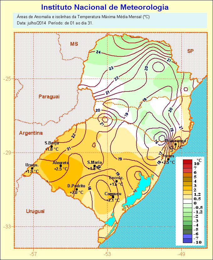 (TSM) no Pacífico Equatorial permaneceu com anomalia positiva, confirmando a