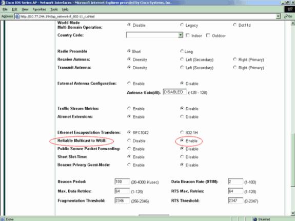 4. Escolha a Segurança > o gerenciador de SSID do menu na esquerda e, na Segurança: O indicador global do