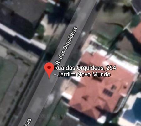 Ocupação: Não constatado O imóvel avaliando está localizado na Rua das Orquídeas, 254 Jardim Novo Mundo, no município