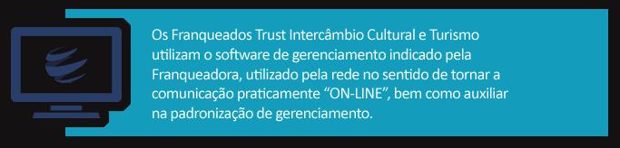 PRODUTOS OFERECIDOS PELA FRANQUIA A Franquia oferece exclusivamente: Programas de Intercâmbio Cultural Programa de trabalho remunerado durante as férias para universitários.