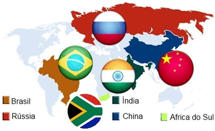 BRICS: OS GIGANTES EMERGENTES Características dos países