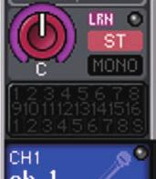 Janela TO STEREO/MONO (CH1 32, CH33 64/ST IN (QL5), ST IN (QL1)) Alteração do processamento do sinal de entrada durante a