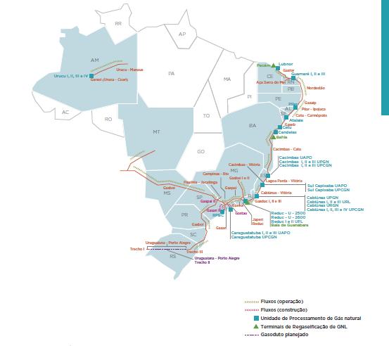 Edição n 139 ANEXOS Infraestrutura de produção e movimentação de gás natural - 217 Fonte: