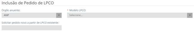 c) De acordo com o órgão anuente escolhido, o sistema somente irá mostrar os modelos do respectivo órgão.