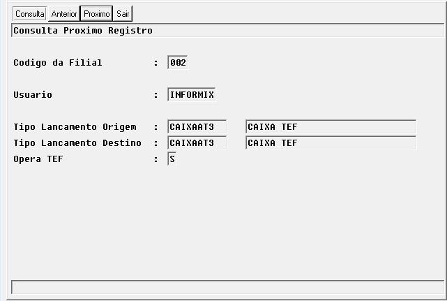 FINA0200: Habilitar o usuário para o encerramento de OS através de TEF. (atribuir a Conta Caixa Destino criado na FINA0100 e marcar S para a opção Opera TEF ).