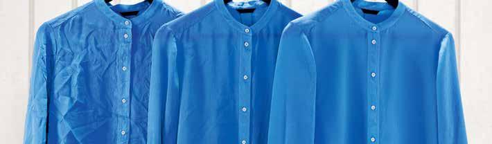 A seda mantém a forma O exclusivo Sistema CycloneCare garante que as roupas são secas com ar vindo de todos os lados do tambor para uma secagem completa e uniforme.